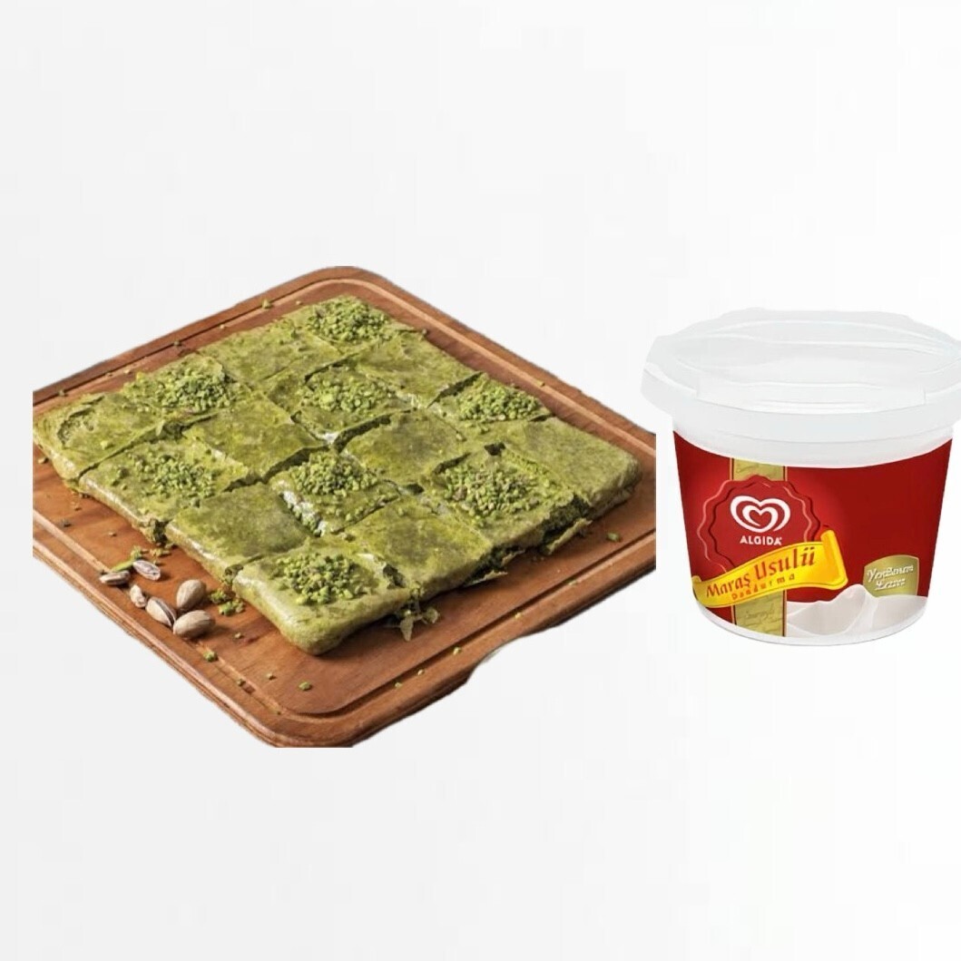 Fıstıklı Katmer Menü ( Tek Kişilik )
