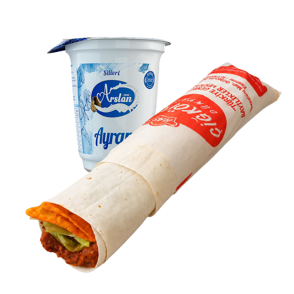 Doritoslu Çiğ Köfte Mega Dürüm Menü