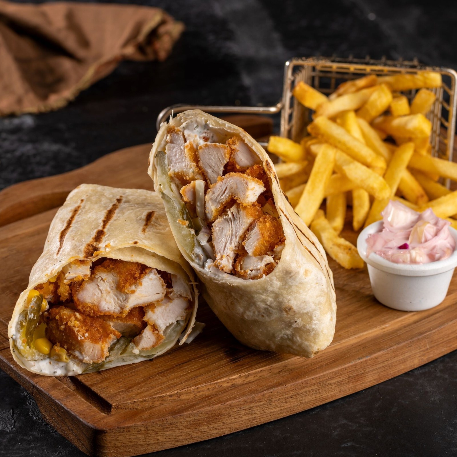 Chicken Wrap With Yoghurt