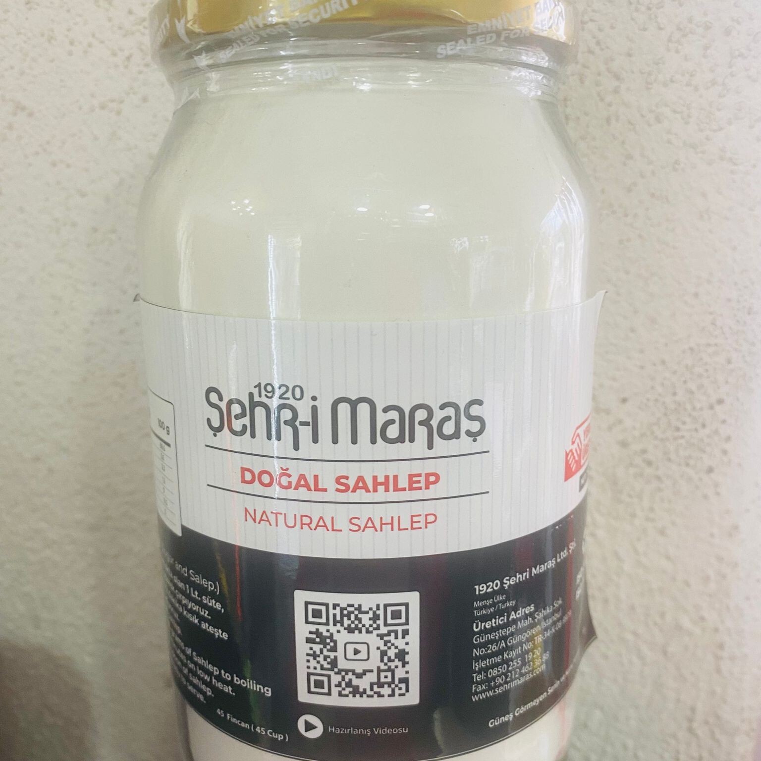 Toz Sahlep ( 750gr )