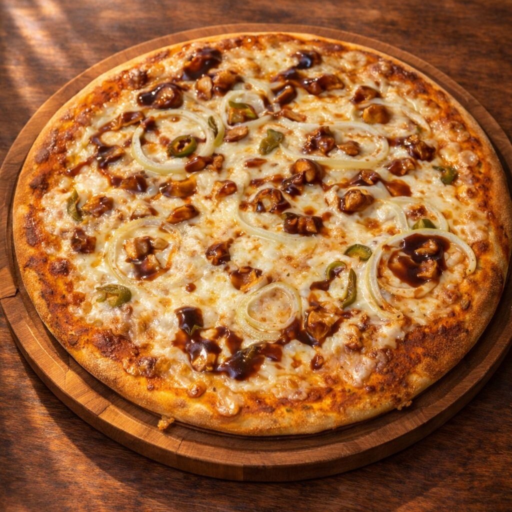Barbekü Soslu Tavuklu Pizza (Orta)