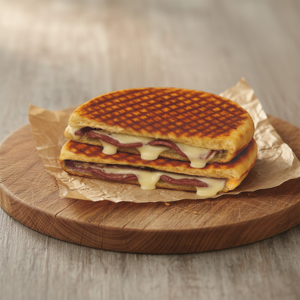 Kasap Sucuklu Kaşarlı Tost