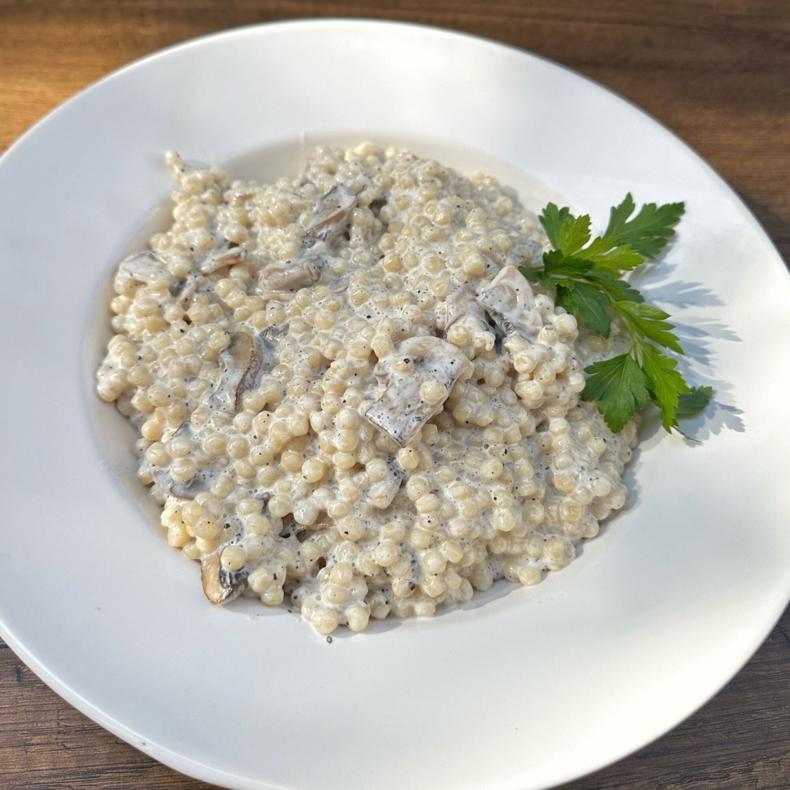 Kremalı Mantarlı Kuskus