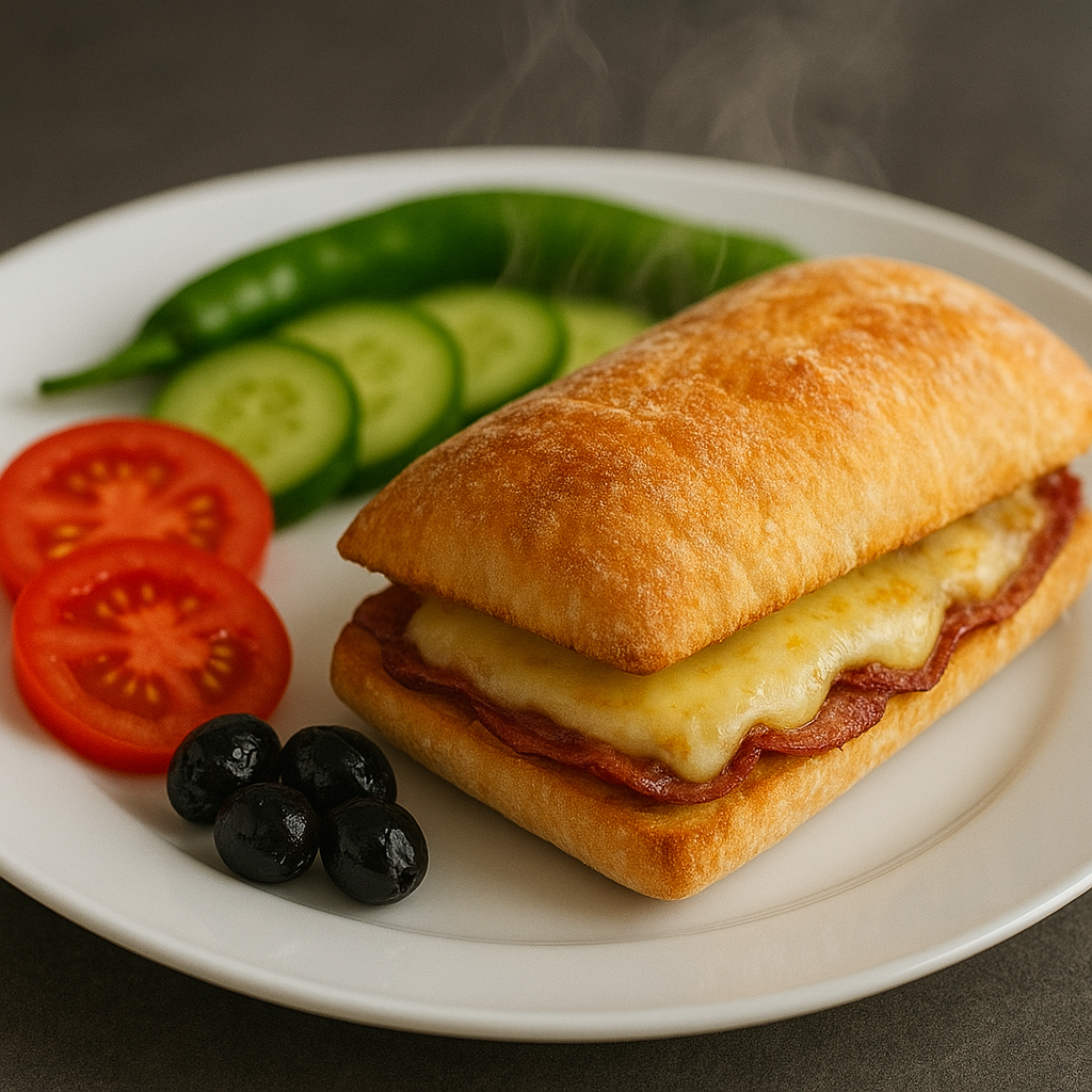 Sucuklu Kaşarlı Tost