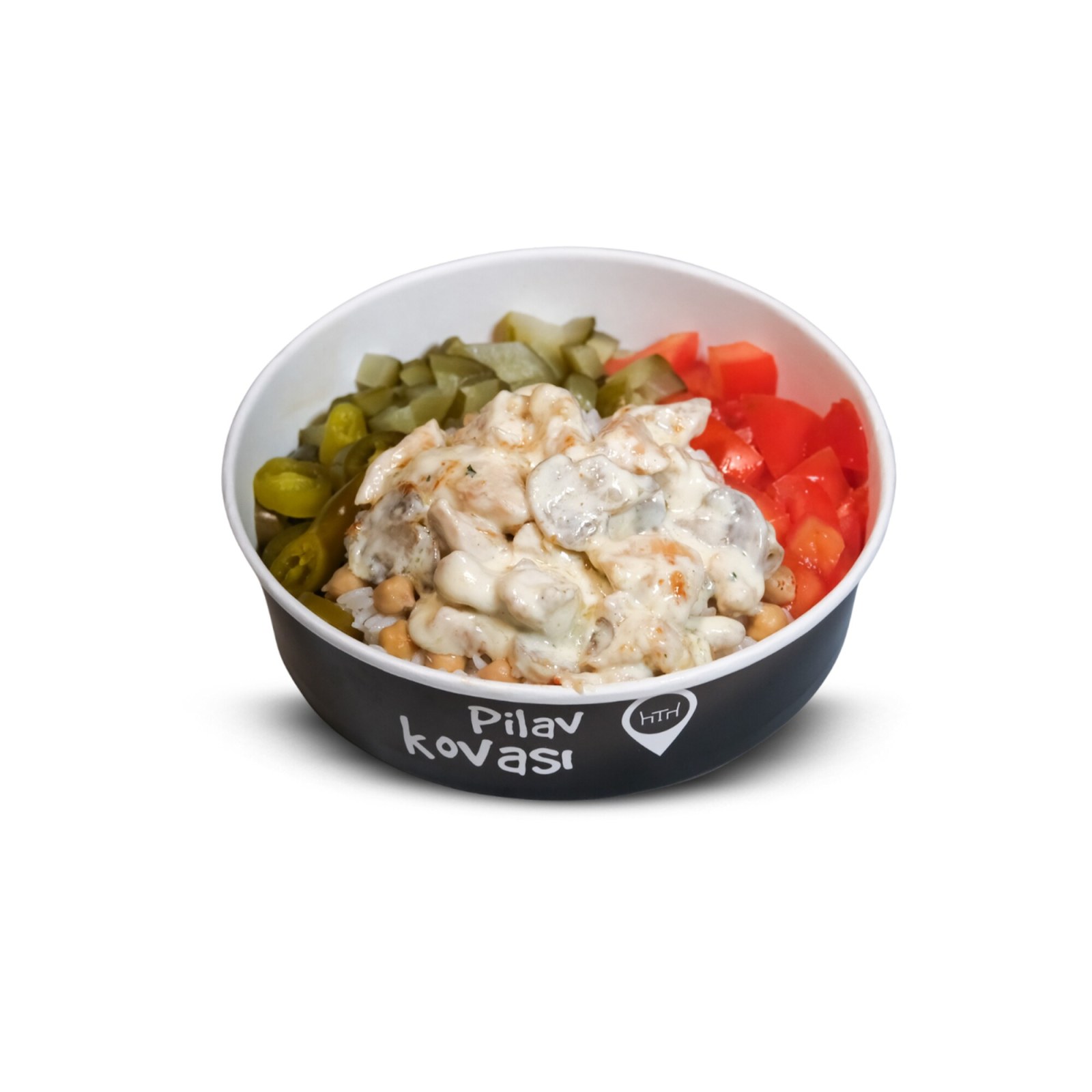 Kremalı Tavuklu Pilav Kovası