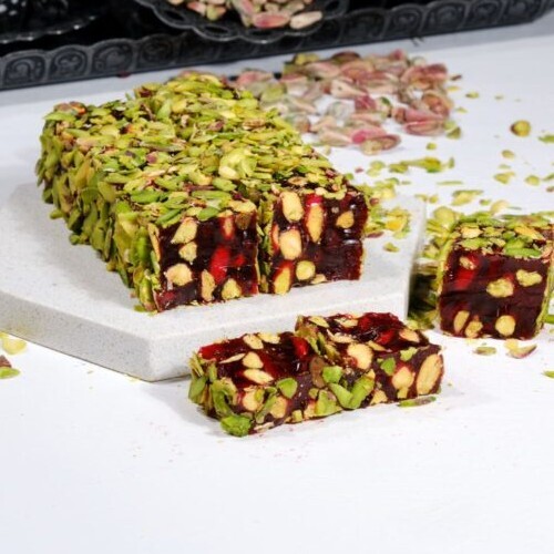 Fıstıklı Narlı Lokum (1 Kg)