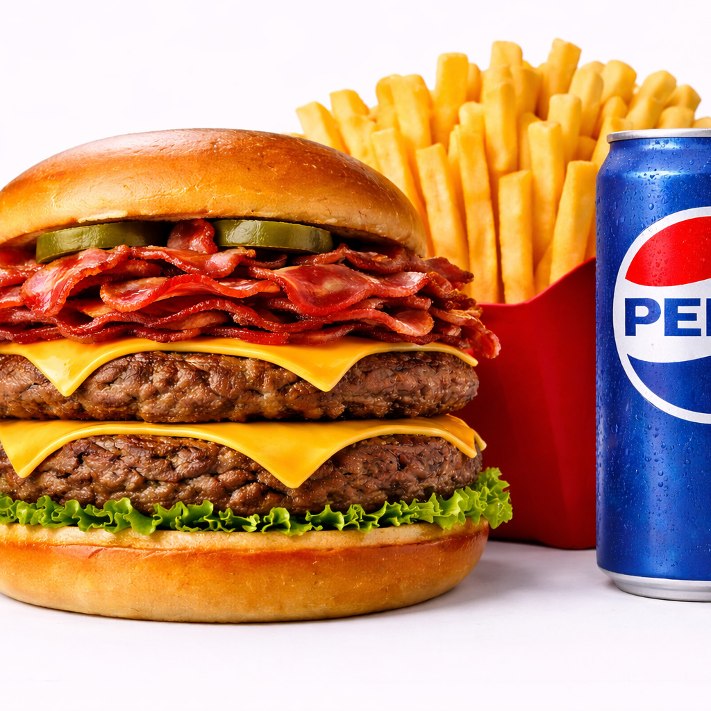 Triple Şef Burger Menu