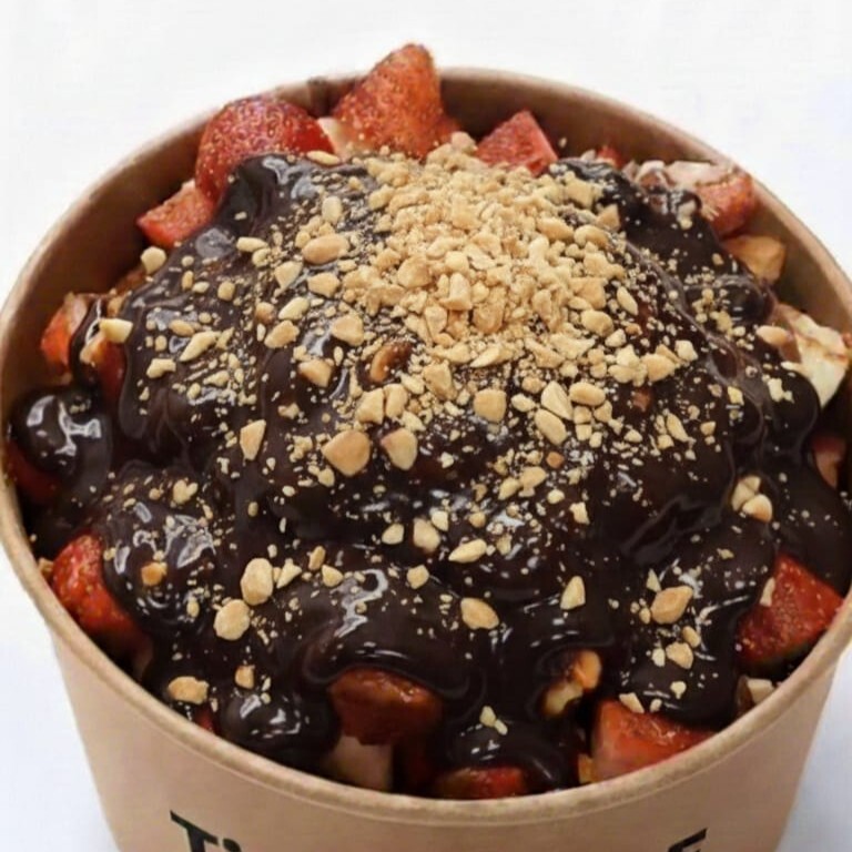 Bitter Çikolatalı Waffle Bowl
