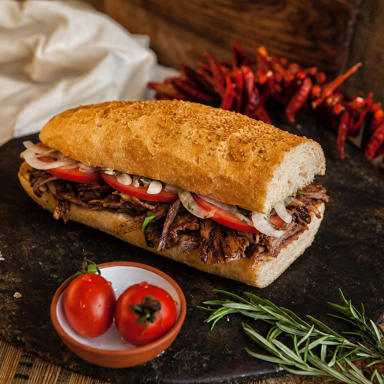 Yarım Ekmek Arası Tavuk Döner