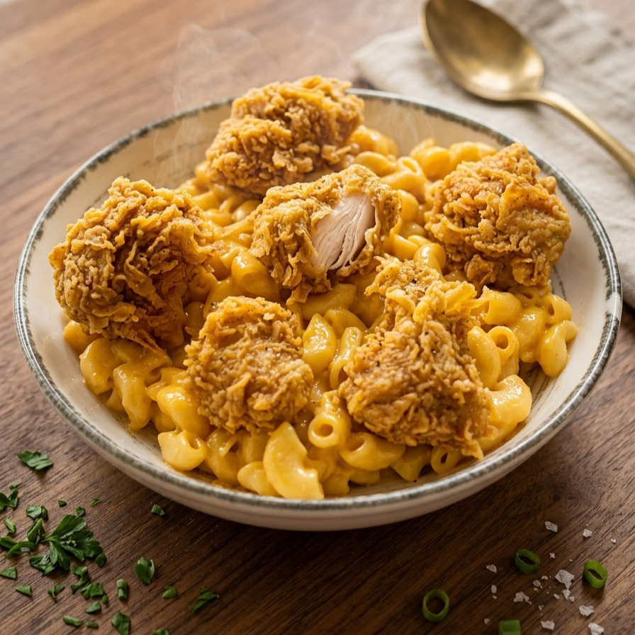 Macaroni And Cheese Çıtır Tavuklu