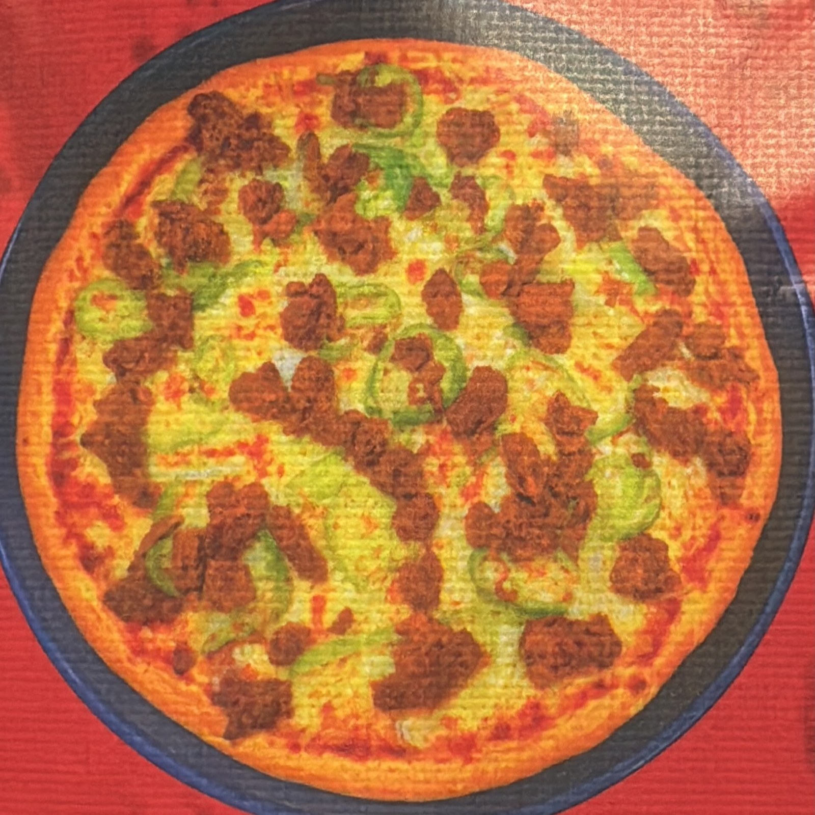 kavurmalı pizza büyük boy
