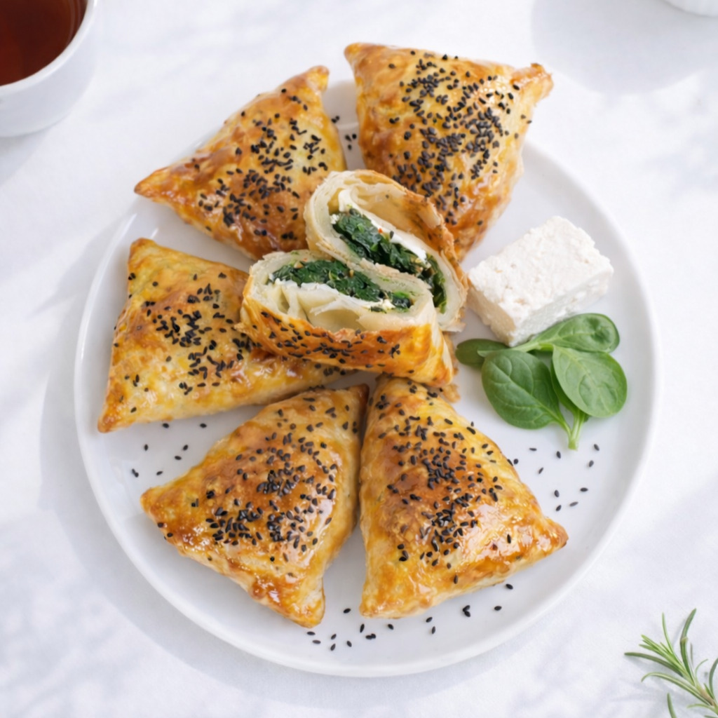 Samsa (Ispanaklı & Beyaz Peynirli)