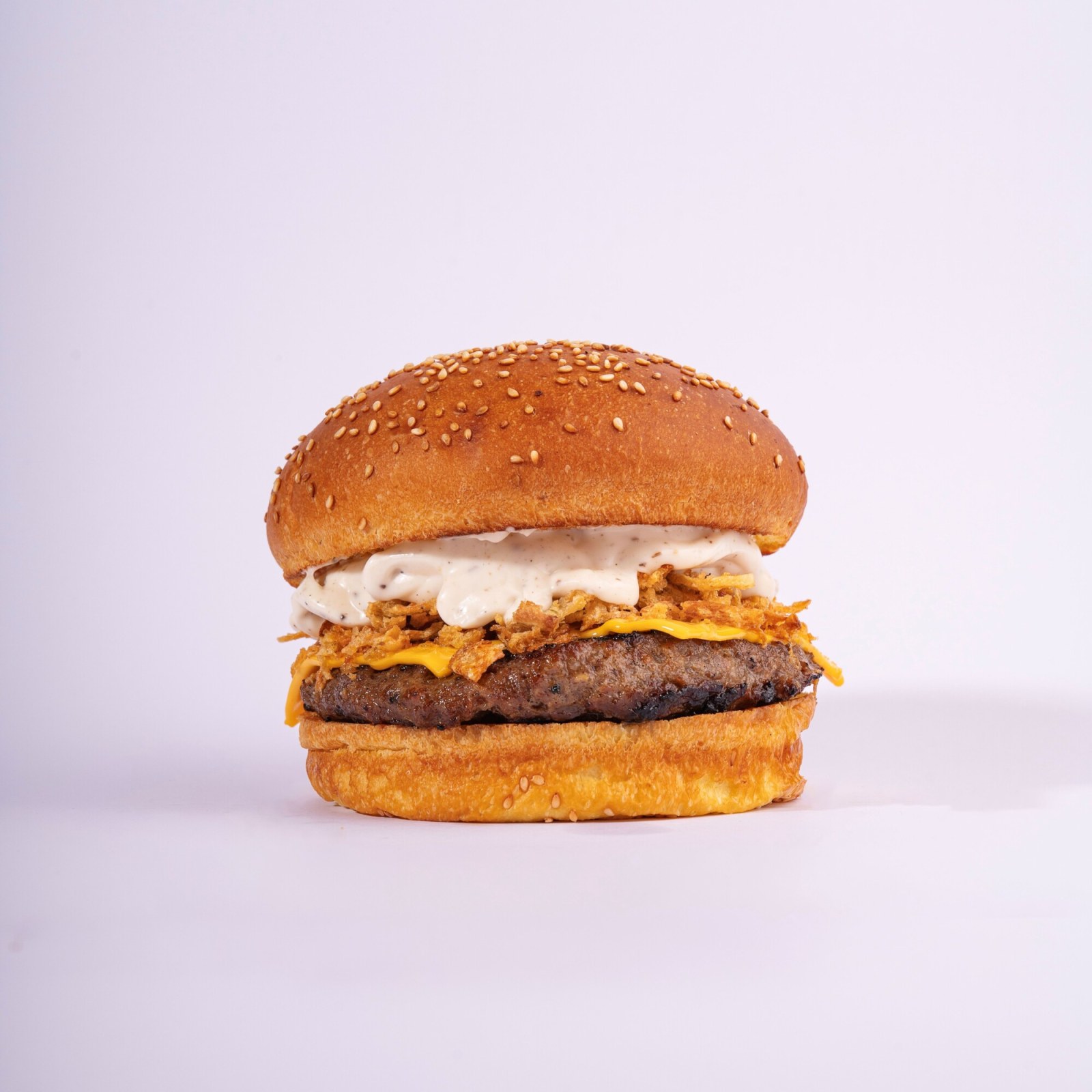 Trüflü Mayo ve Cheddarlı Burger