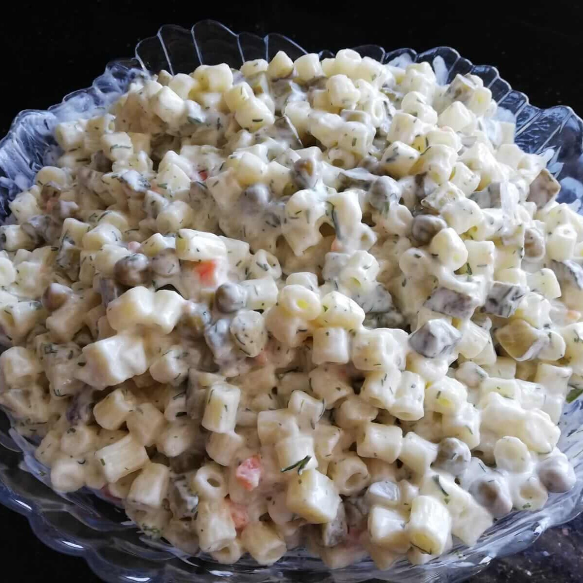 Yoğurtlu Makarna Salatası