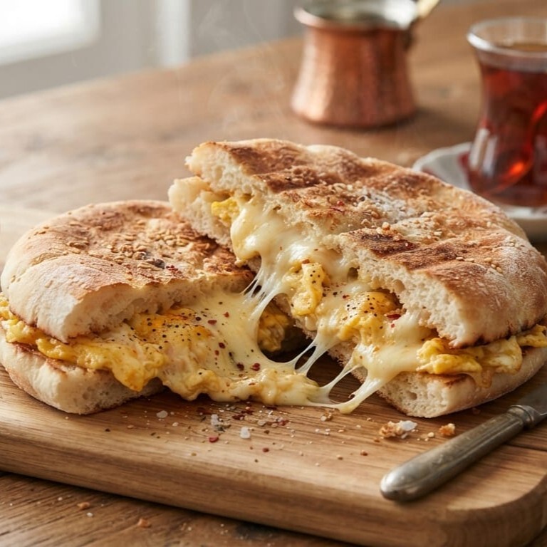 Bz Yumurtalı ve Kaşarlı Tost [Tostlab Protico]