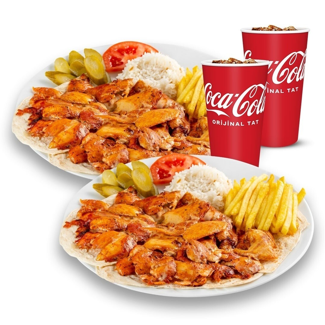 1 Alana 1 Bedava Porsiyon Tavuk Döner Yanında 2 İçecek Bedava