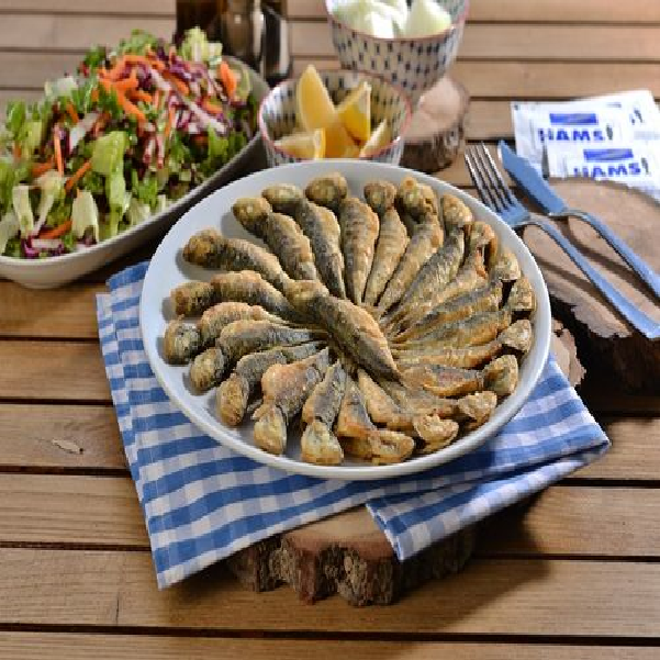İstavrit Tava (1 kg.) + Mevsim Salata