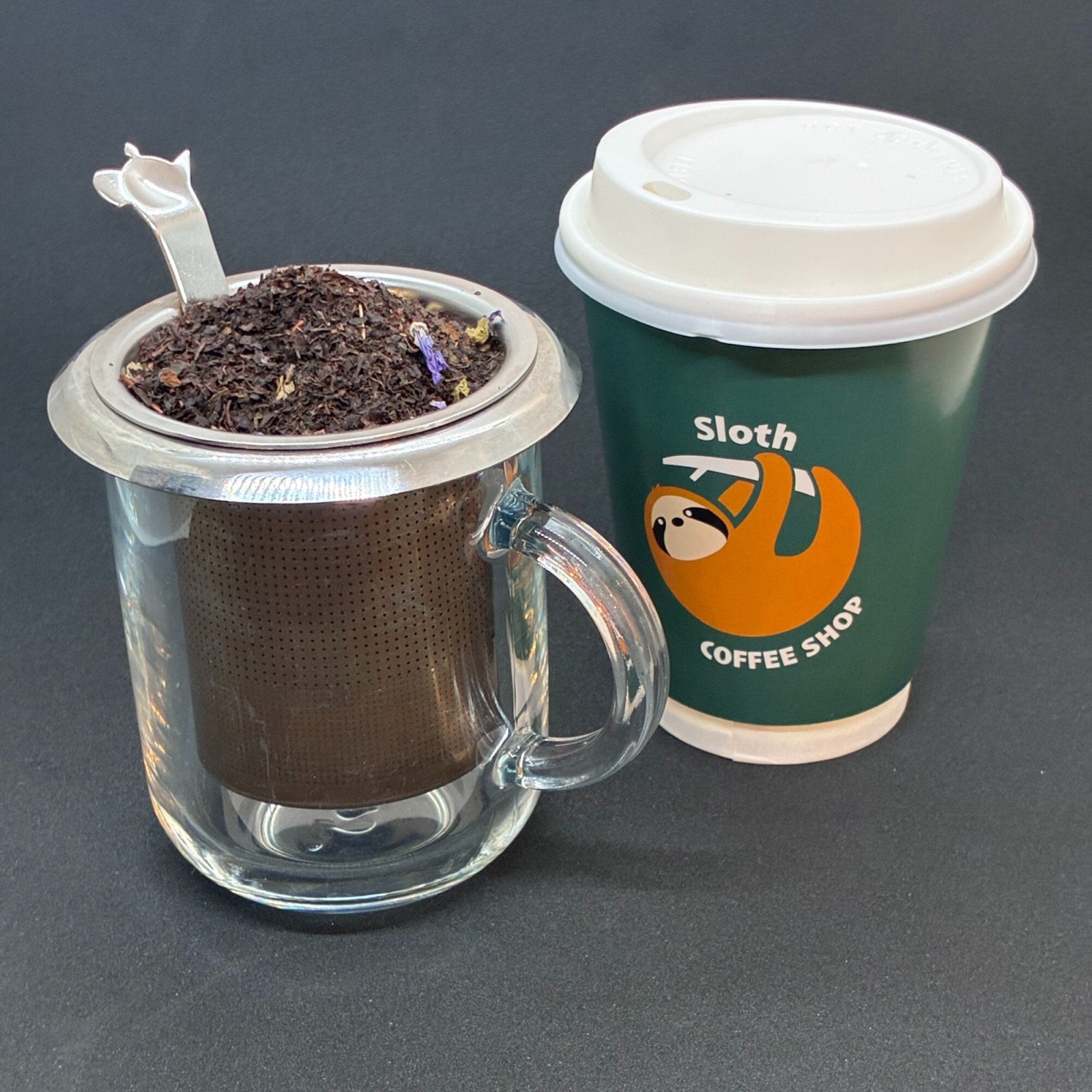 Earl Gray with Blue Flowers