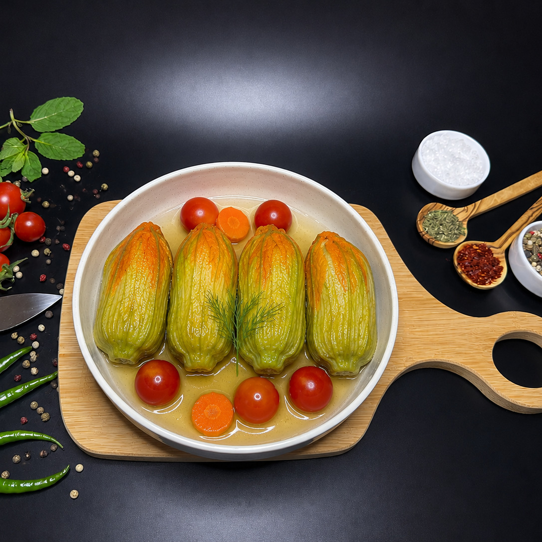 Kabak Çiçeği Dolması (4 Adet)