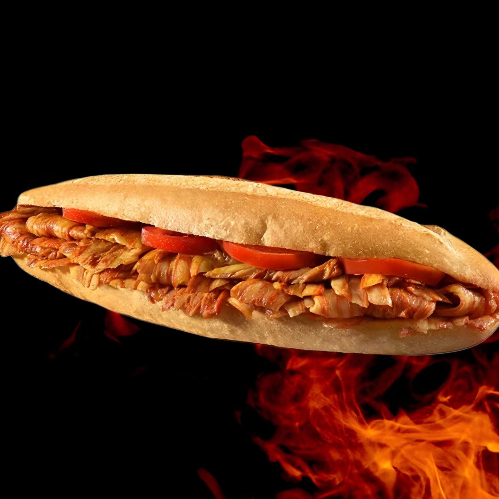 Tavuk Döner Tam Ekmek Tost (200gr)