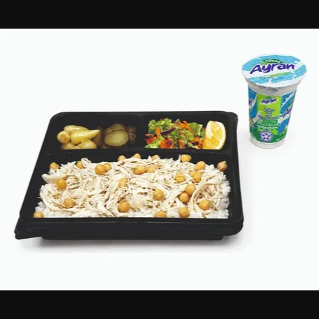 Tavuklu Nohutlu Pilav & Sütaş Ayran (175 ml)