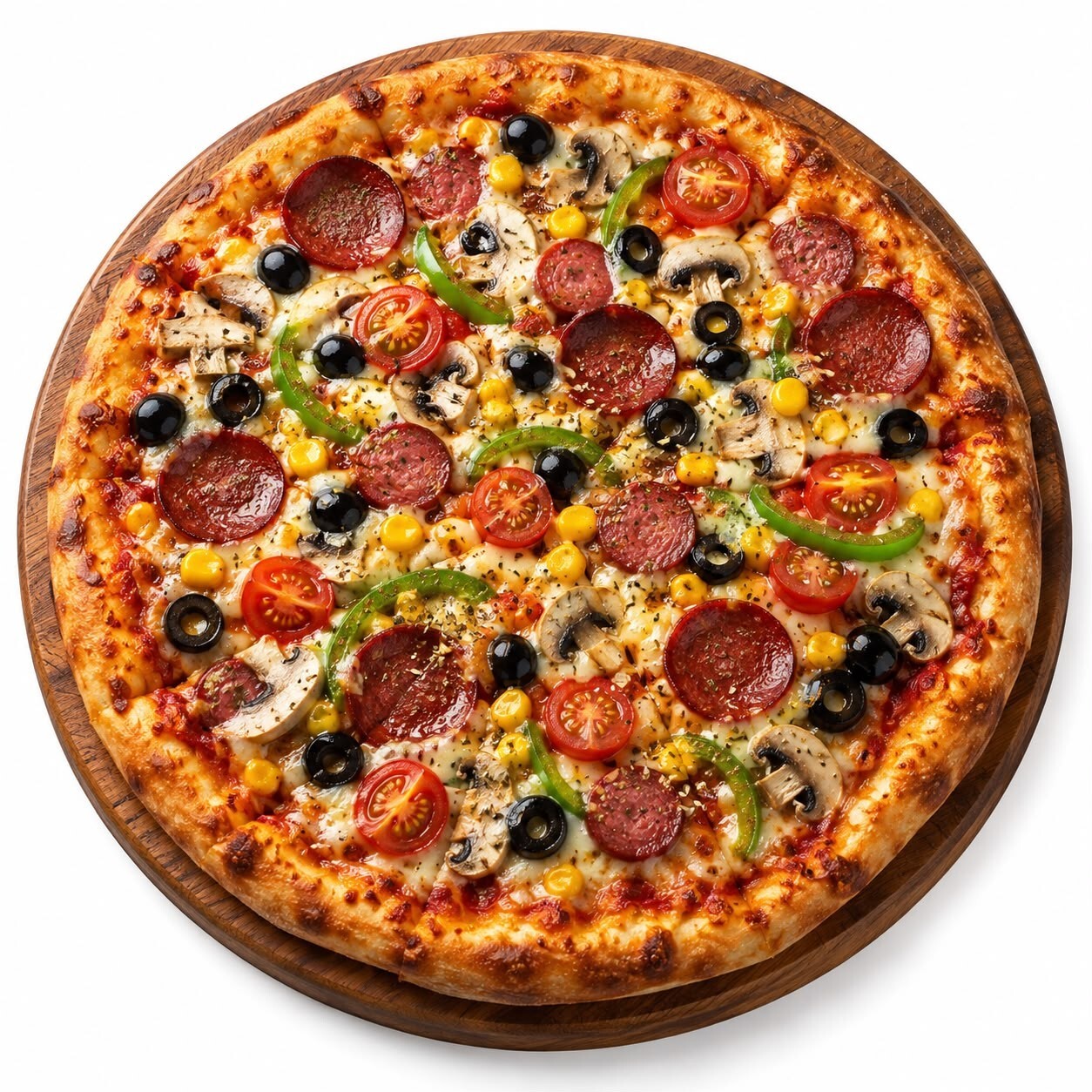 Bol Malzemeli Pizza (Orta Boy)