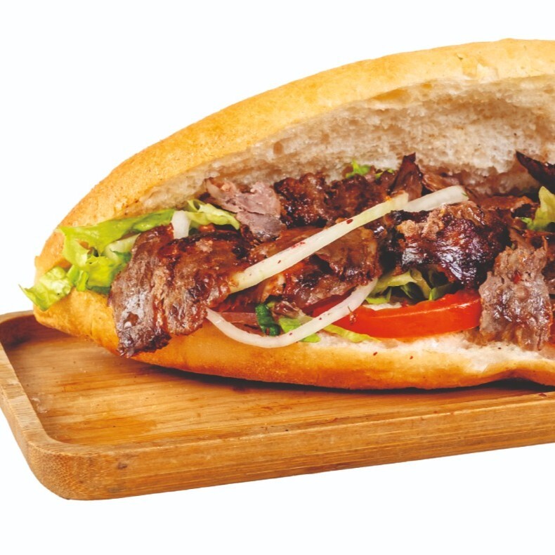 Eski usul sandiviç Ekmek Arası Et Döner
