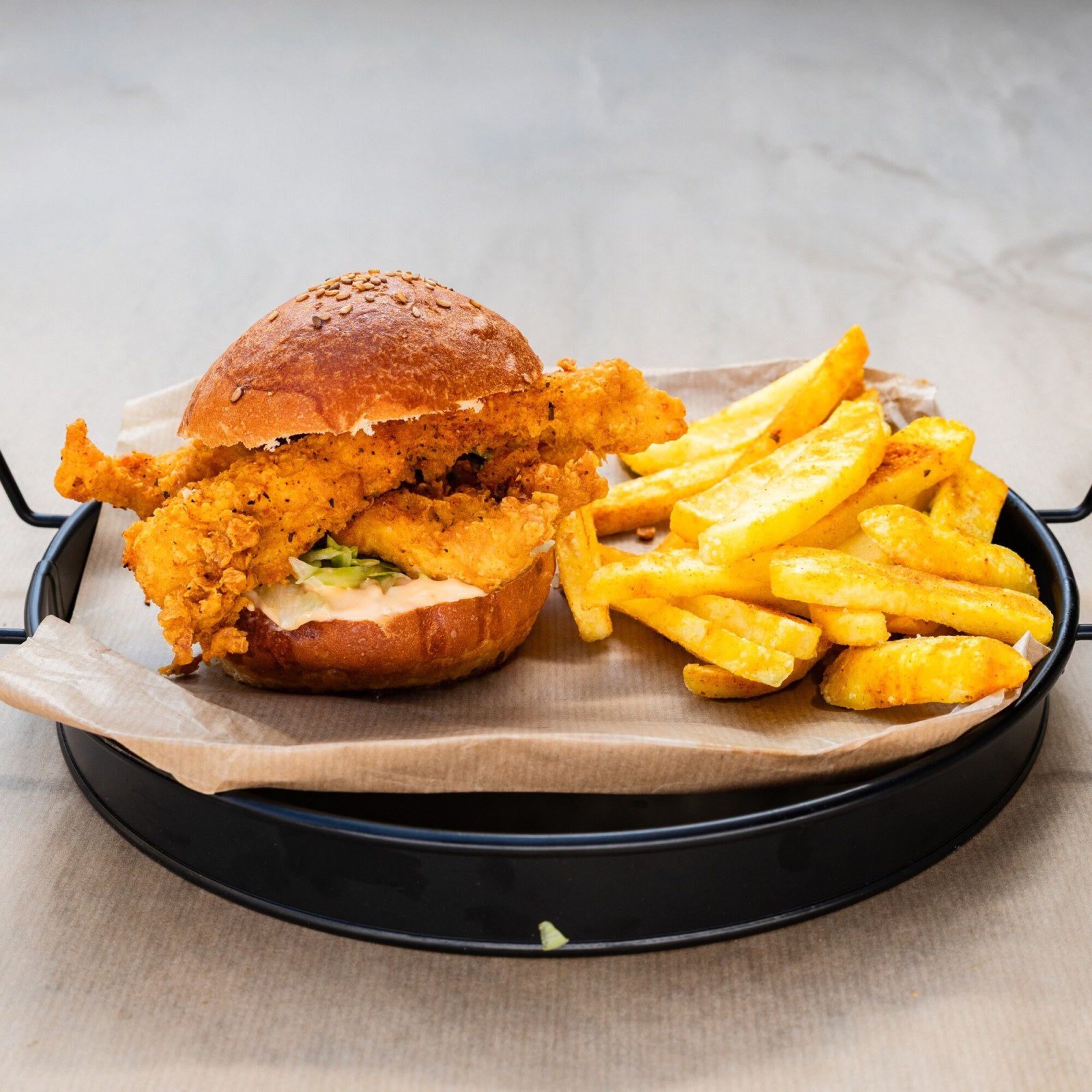 Lucky Kajun Burger