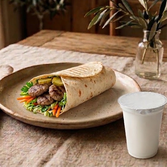 Köfte Dürüm & Ayran Menü