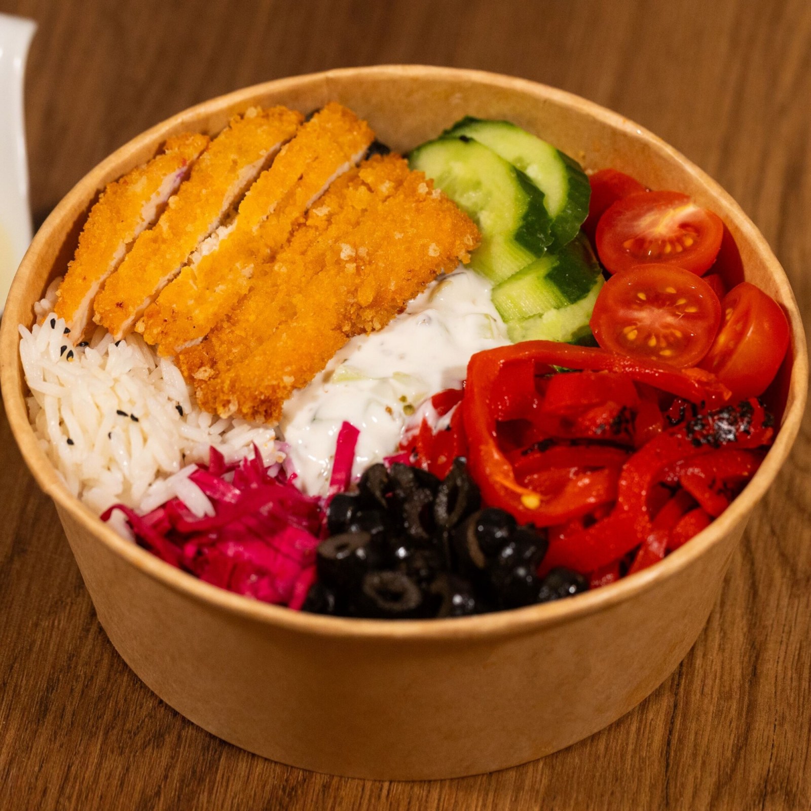 Schnitzel Flower Bowl