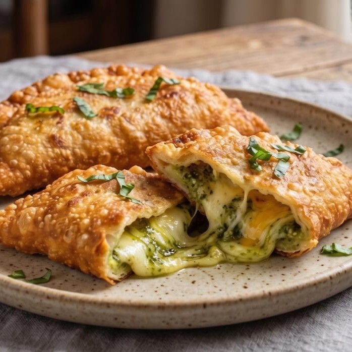 3 Peynirli Ve Pestolu Çii Börek ( 2 adet ) ortalama 270 gram