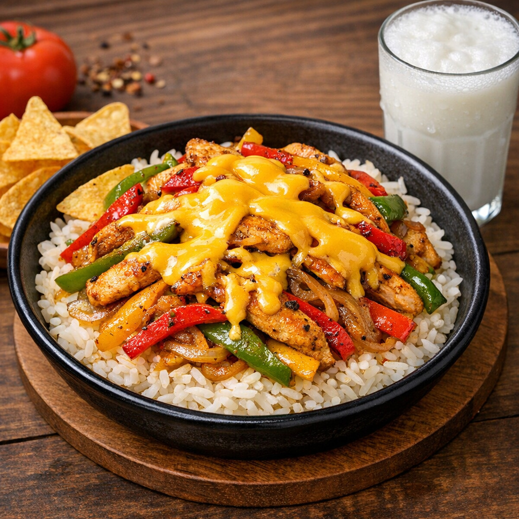 “Yeni! Pilavix Fajita ” Cheddar ”
