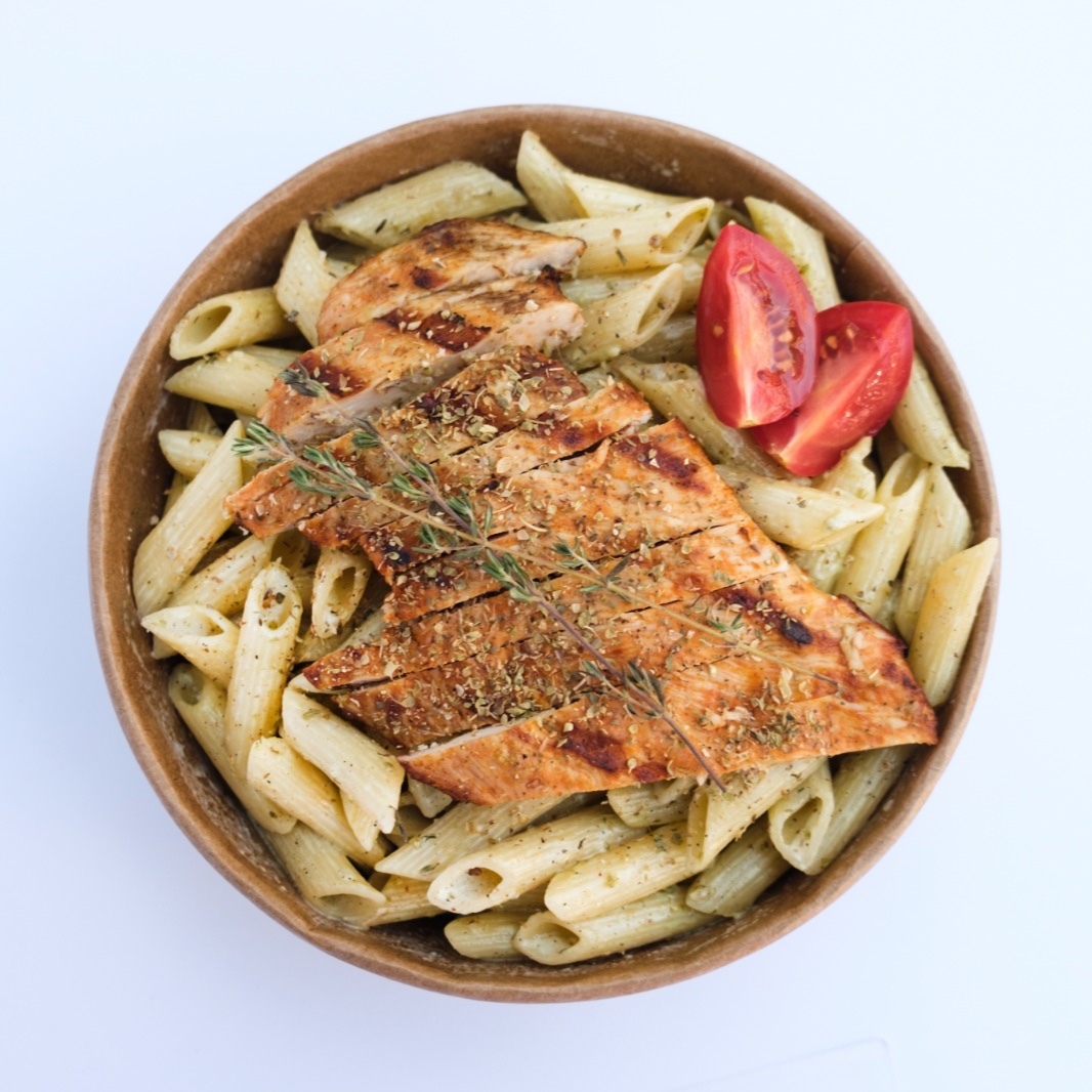 Izgara Tavuklu Kekikli Penne Makarna