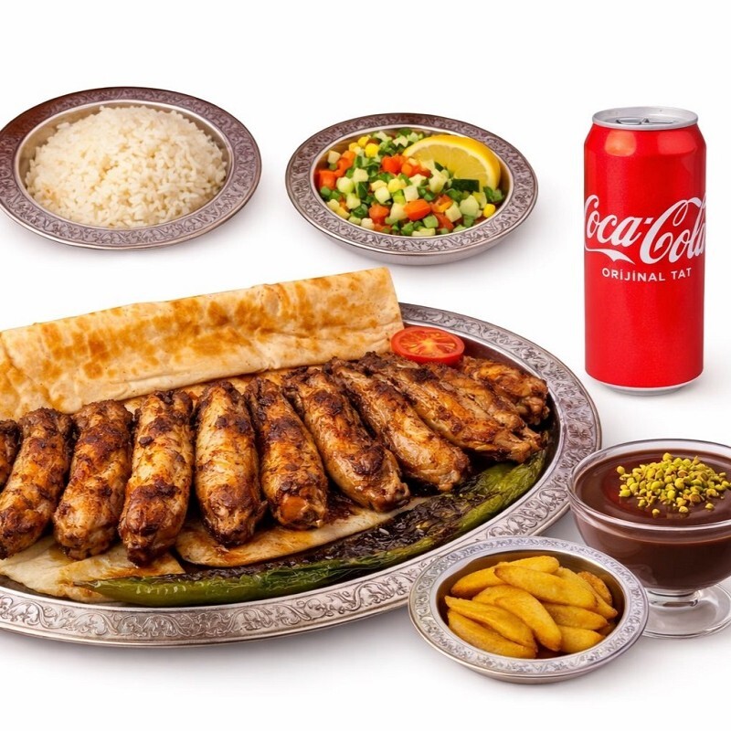 Karışık Soslu Yaprak Kanat Menü