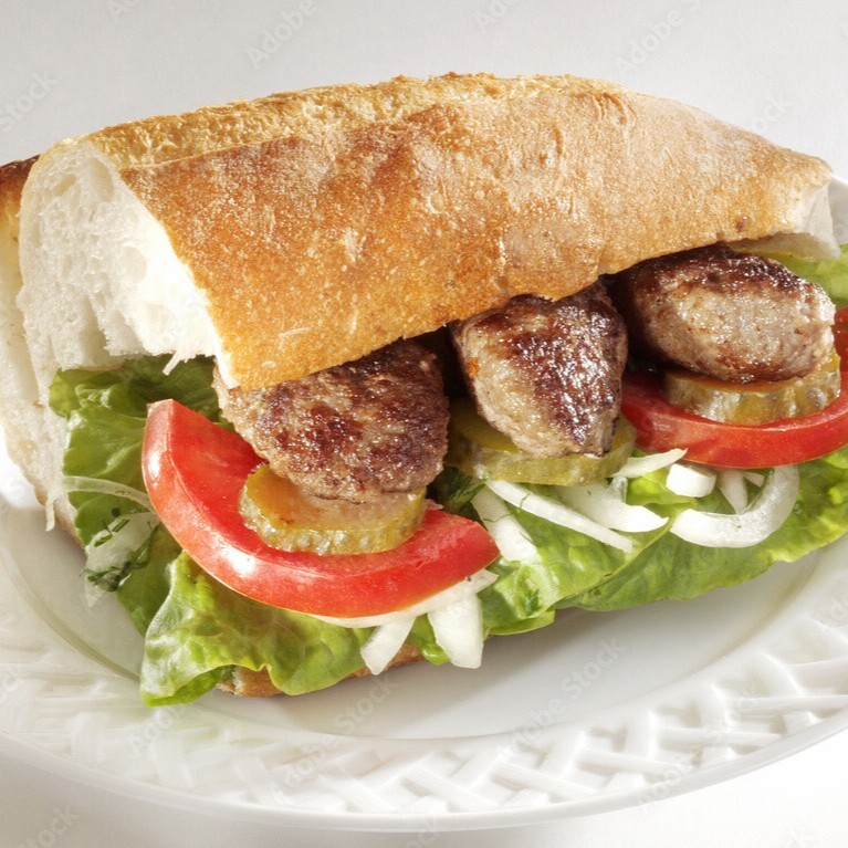 Köfte Ekmek ( Yarım ) & Coca-cola (250 ml.)
