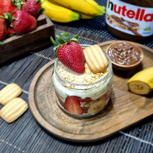 Çilekli Nutella Cup