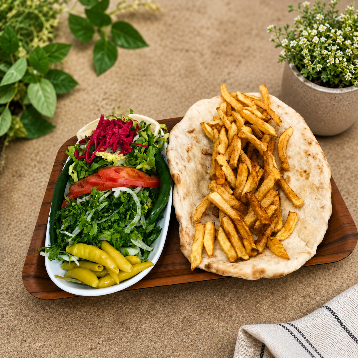 Patates Kızartması dürüm