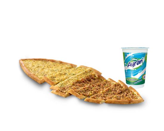 Kıymalı Patatesli Pide Menü