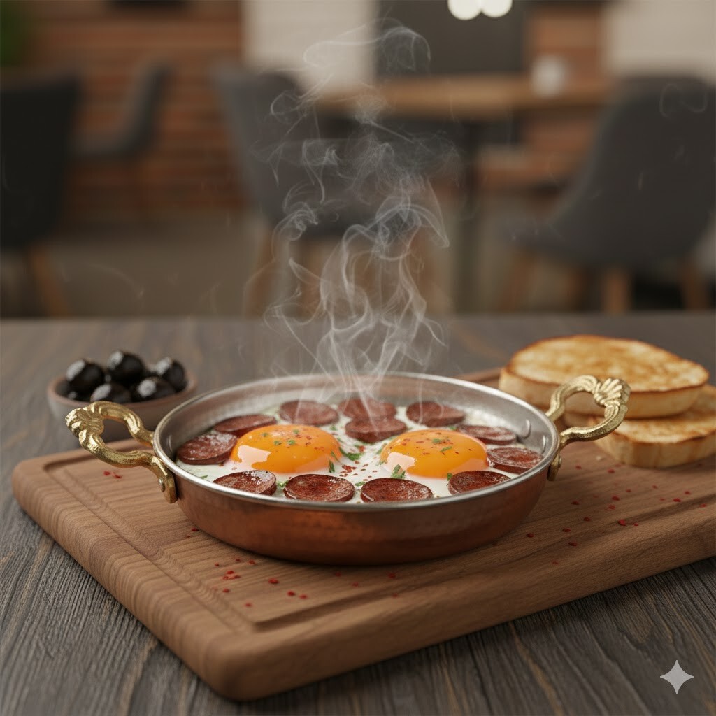 Sahanda Yumurtalı Sucuk