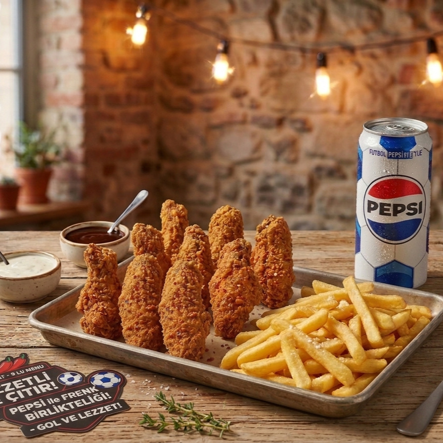 Spicy Wings Asya 10lu Menü