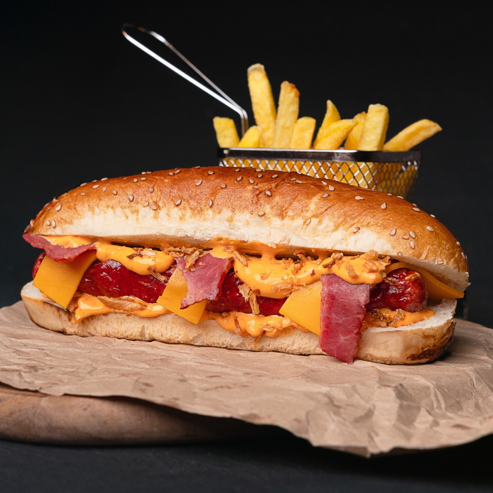 Spicy Mayo Hot Dog