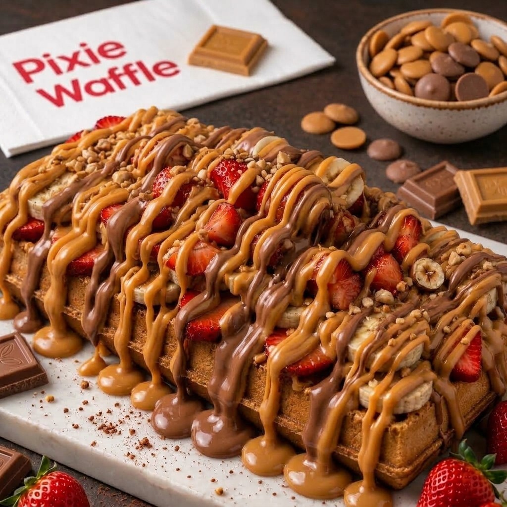 Pixie Özel Karamel Waffle (Double)