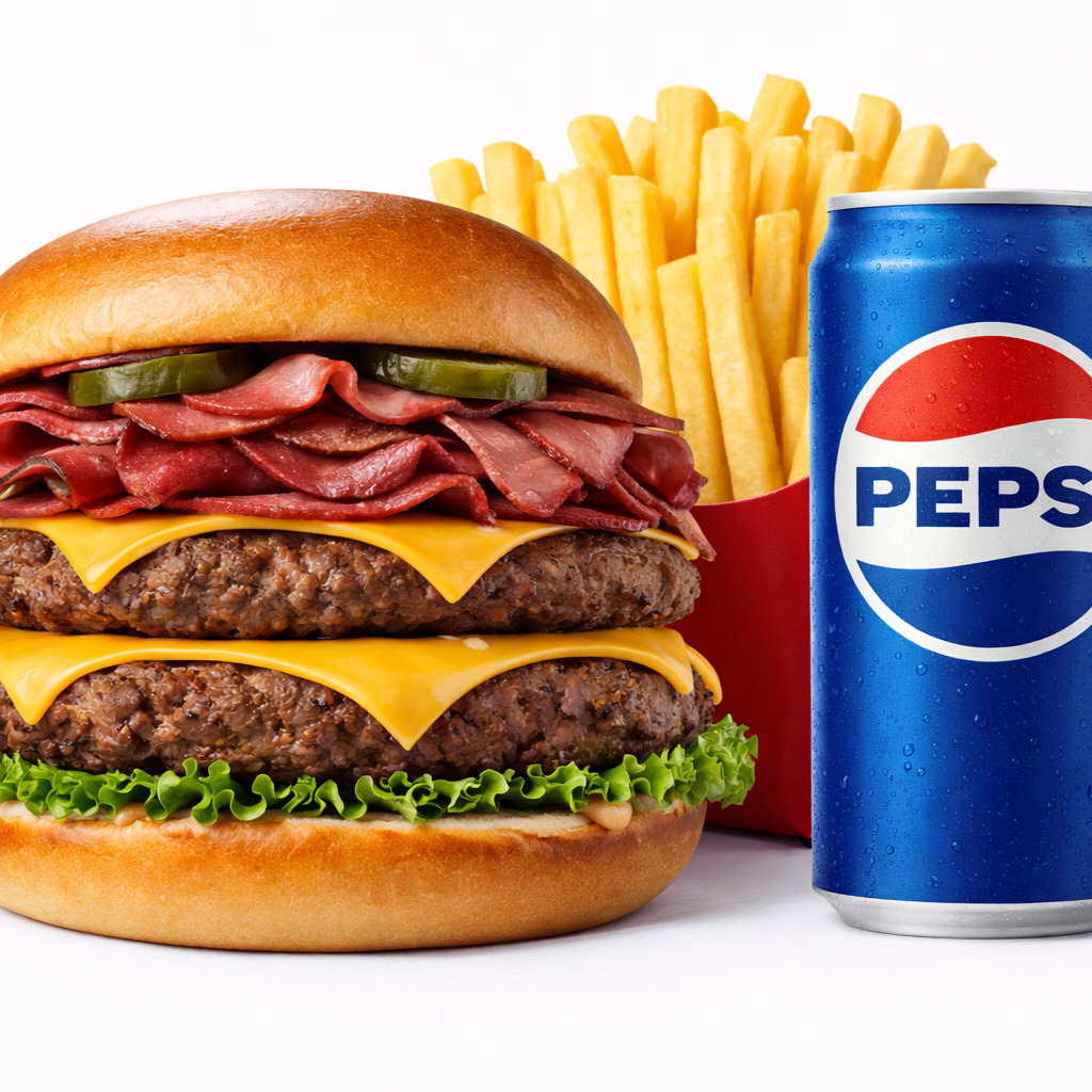 Dubleks Mr Anadolu Burger Menü
