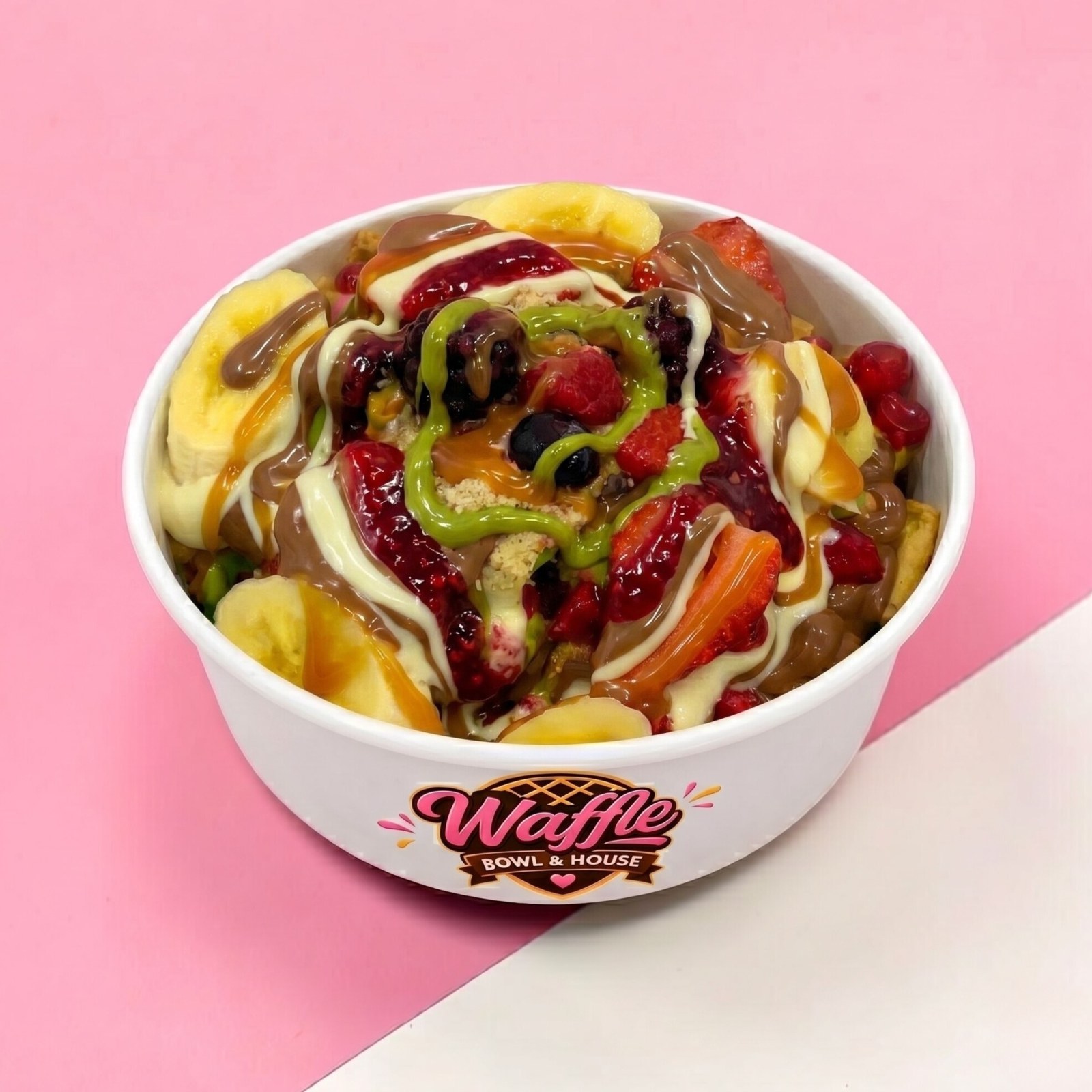 Karma Lezzet Waffle Bowl (Küçük)