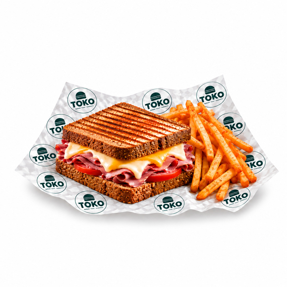 Glutensiz Dana Jambon & Cheddarlı Tost