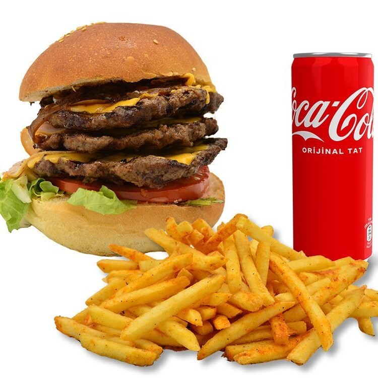 Cash Burger Menü (300 gr.)