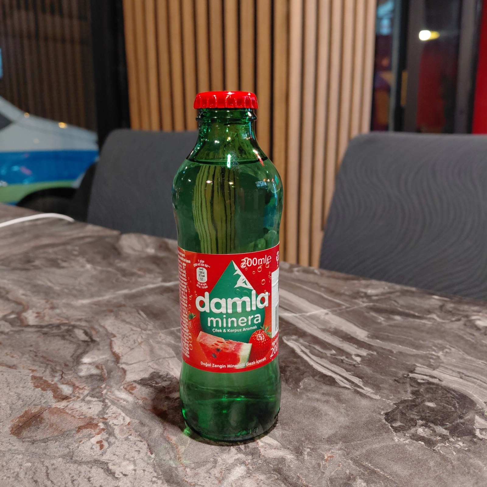 Damla Çilek & Karpuz Doğal Mineral 200 ml