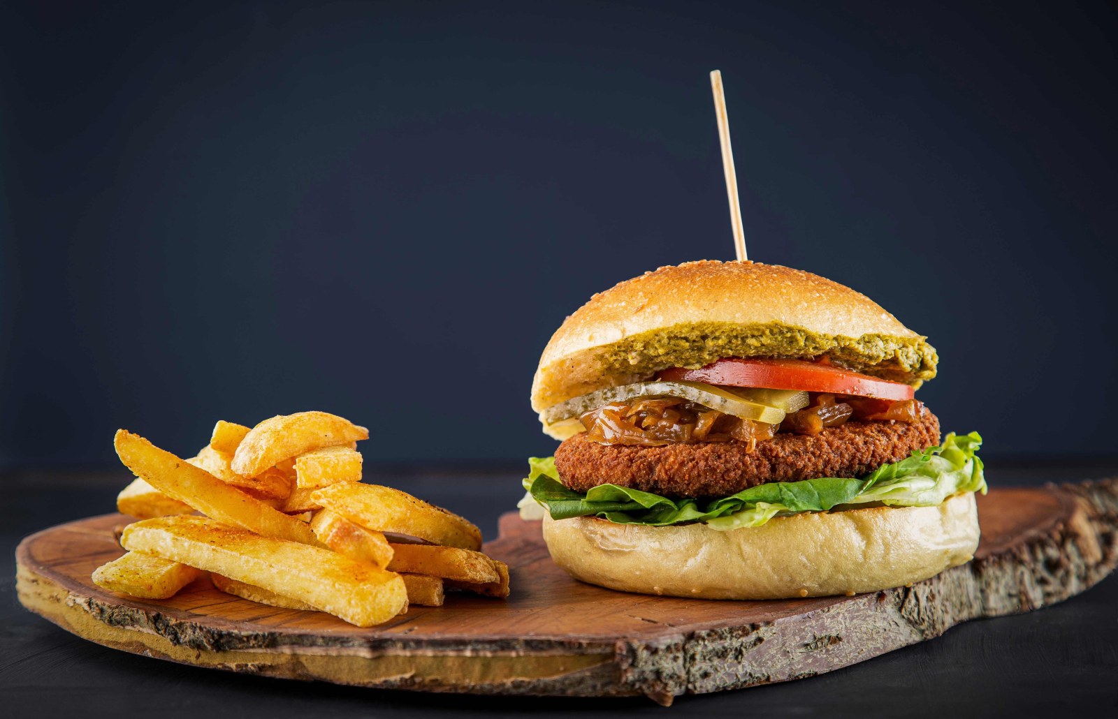 Veg Schnitzel Burger