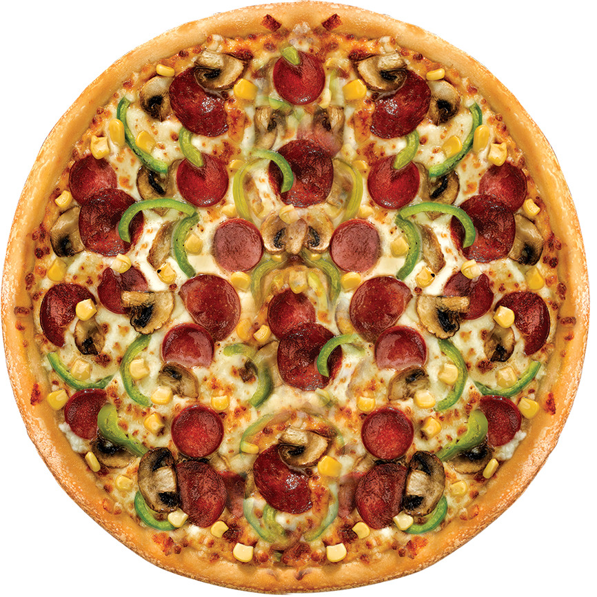 Beş malzemeli Pizza (Büyük)