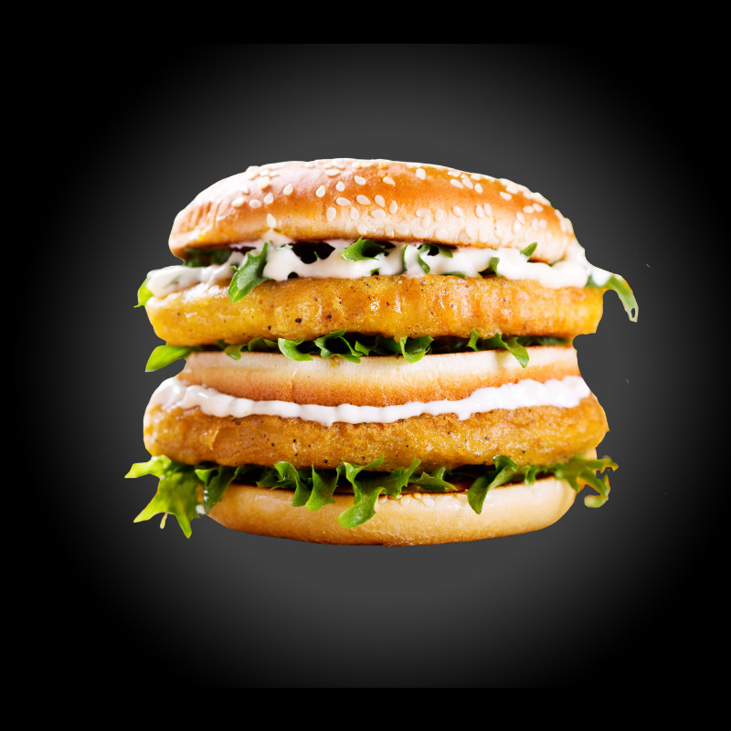 Duble Tavuk Burger